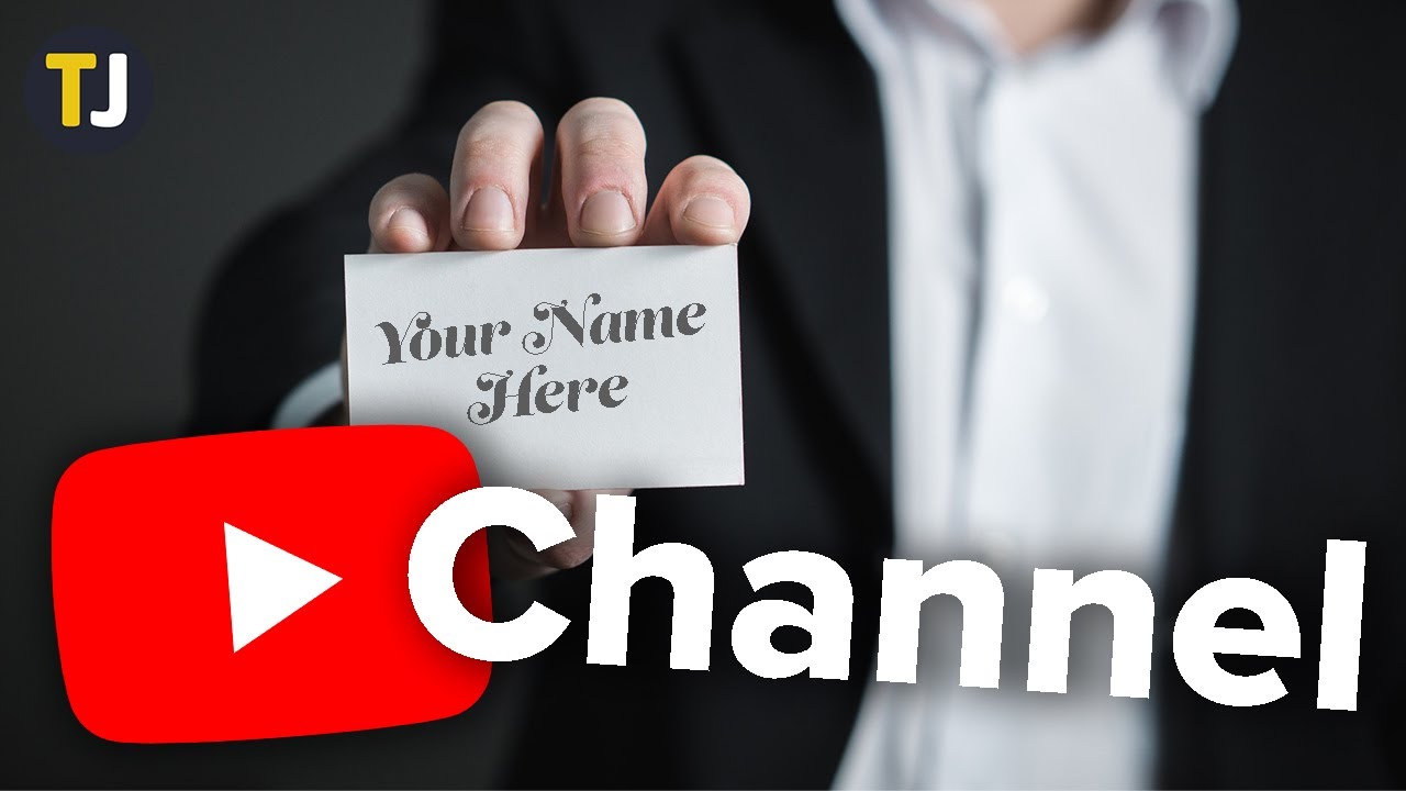 How to Change Your Channel Name on YouTube!