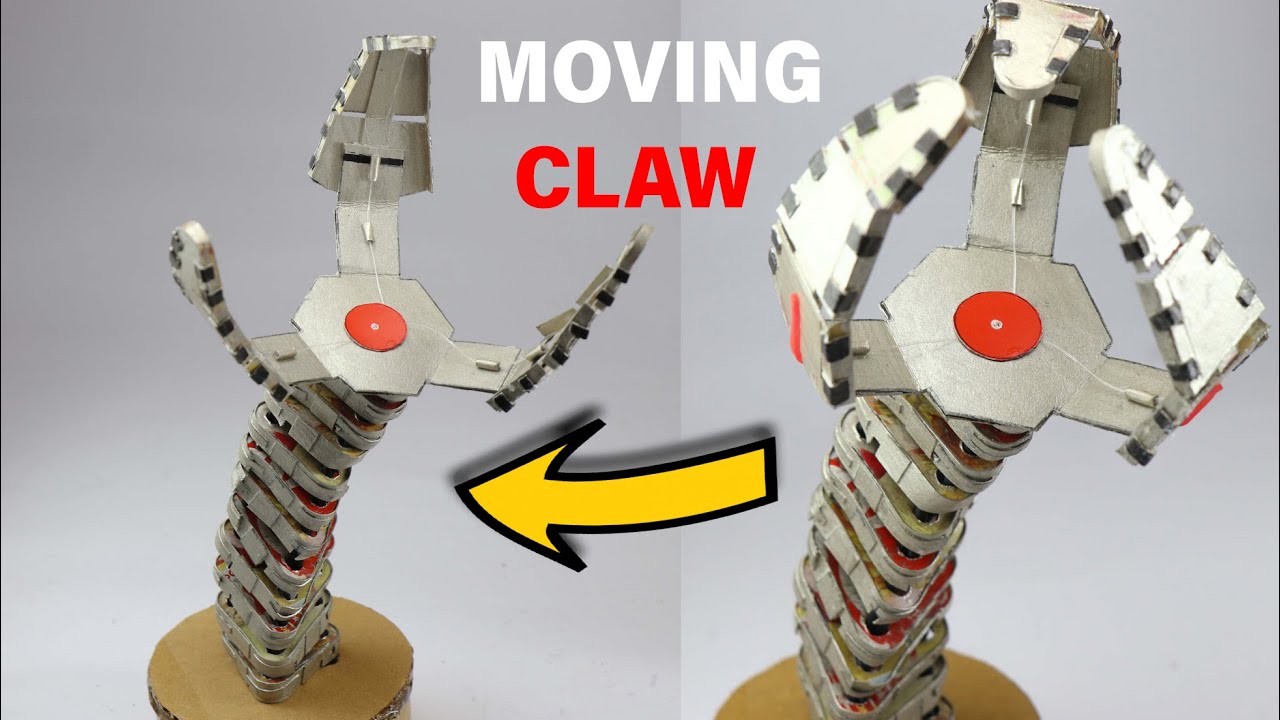 How to make Doctor Octopus arm with movable claws without any electronics