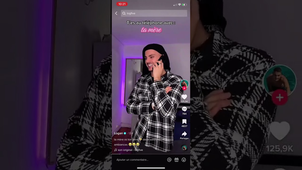 Logfive vid&eacute;o tiktok