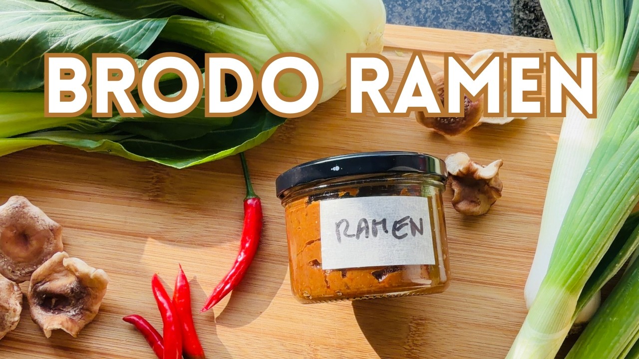 Preparato per RAMEN fatto in casa | Il brodo pronto in 20 minuti | Condimento al miso e tahina