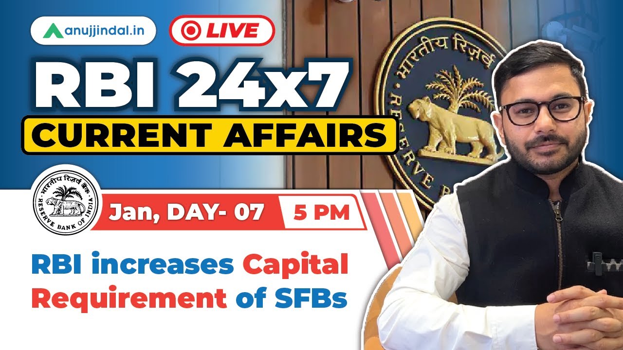RBI Current Affairs | Finance Current Affairs | RBI 247 Anuj Jindal | RBI Grade B Preparation 2024