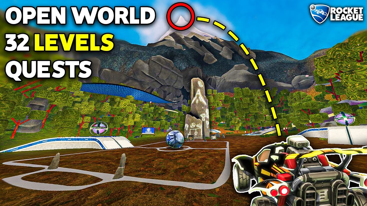 We created an entire VIDEO GAME inside Rocket League