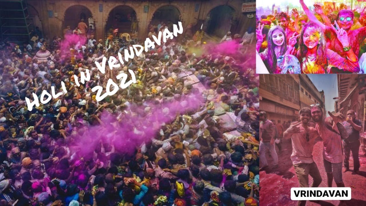 We Celebrated Holi in Vrindavan 2021 || The Best Holi Celebration after Covid #Holi #Vrindavan