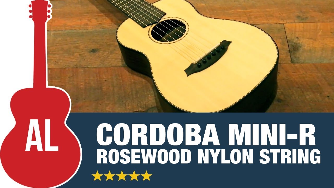 Cordoba Mini-R (rosewood) - Easy to Play Nylon Guitar!