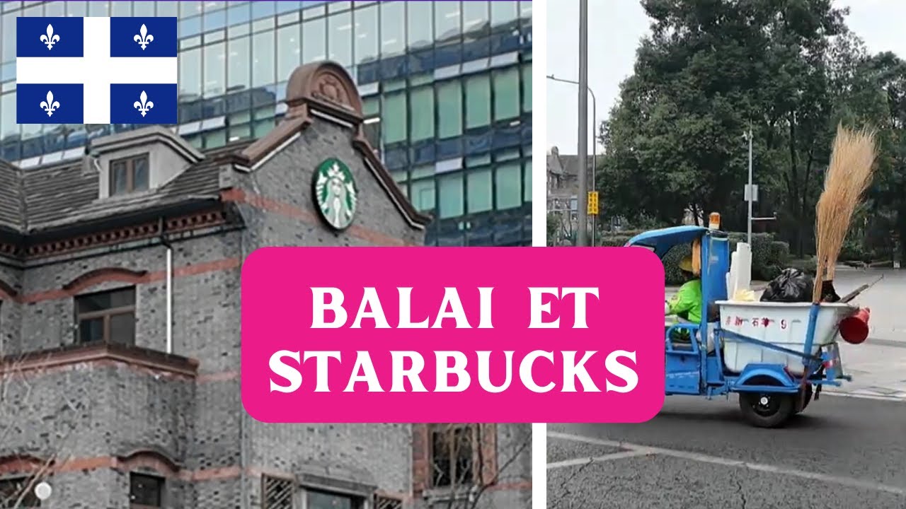 DES BALAIS EN PAILLE ET UN BEAU STARBUCKS - Intermediate Quebec French with Subtitles | Frenchpresso