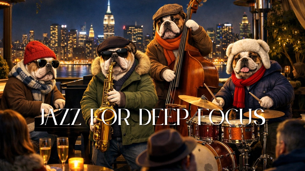 🐶🎷 BARKIN’ MOOD LIGHTS 🎻🐶 JAZZ FOR DEEP FOCUS