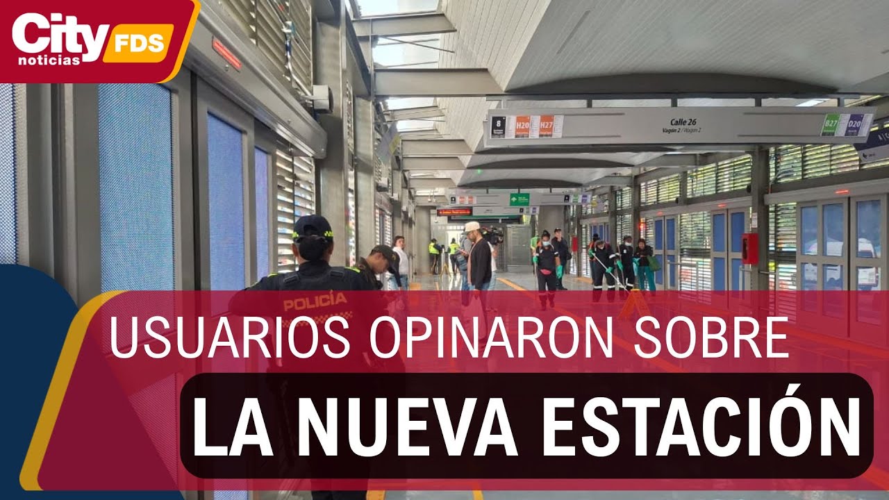Abren la primera nueva estación de Transmilenio en la Av. Caracas | CityTv