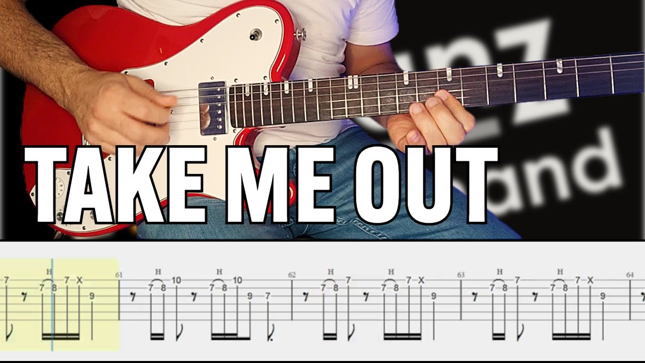 Take me Out Franz Ferdinand Guitar 🎸Tab Cover Lesson Tutorial