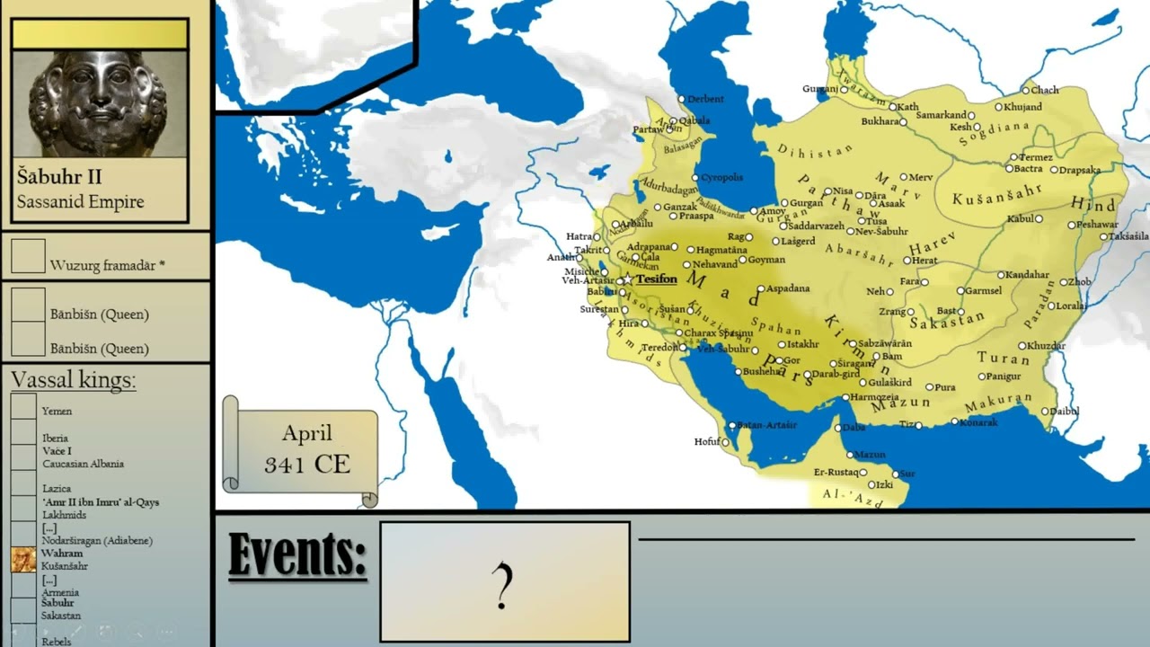 The history of the Sassanid Empire (226-654)