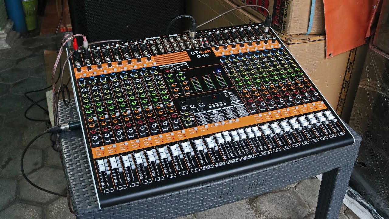 Mixer 16CH GT LAB G16 KIRIM KE TUBAN JAWA TIMUR