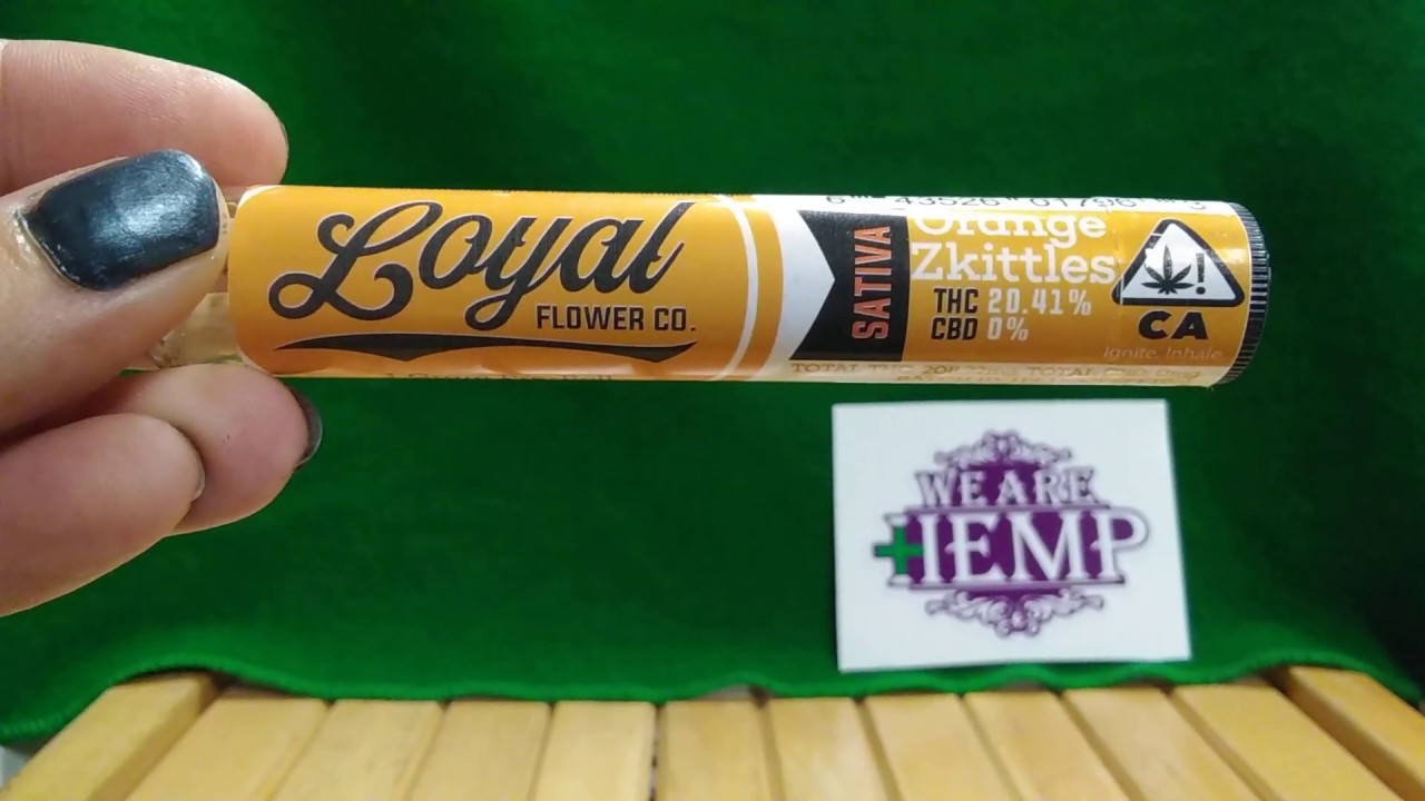 Loyal Cannabis preroll unboxing