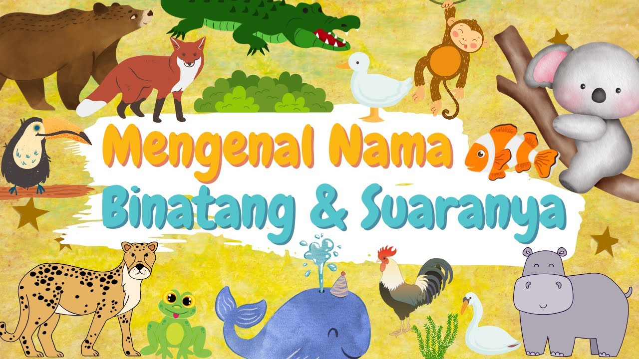 Mengenal Nama-Nama Binatang atau Hewan dan Suaranya Beserta Tempat Hidupnya