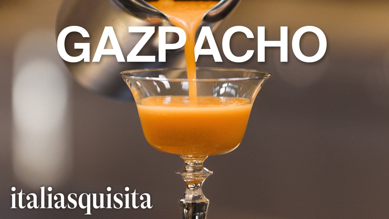 Il Gazpacho del ristorante 3 stelle Michelin spagnolo Cocina Hermanos Torres