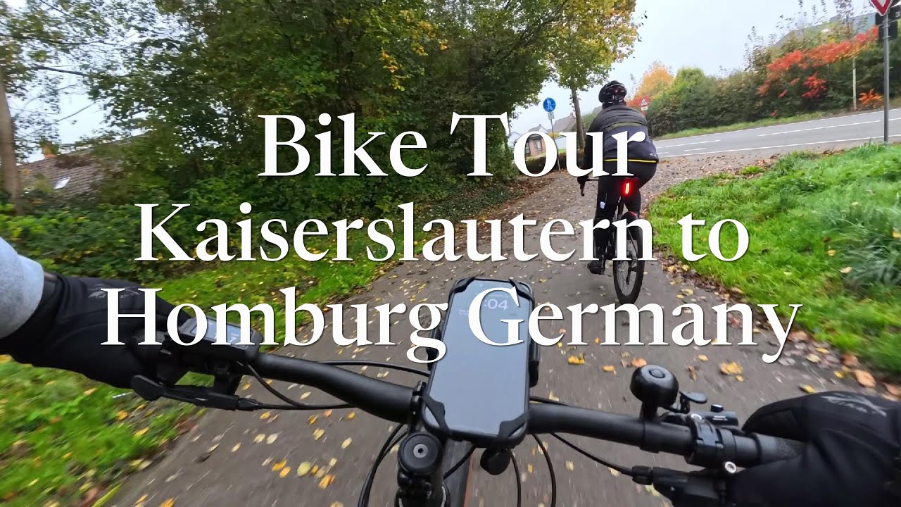 Bike Tour from Kaiserslautern to Homberg Germany (Short Version)