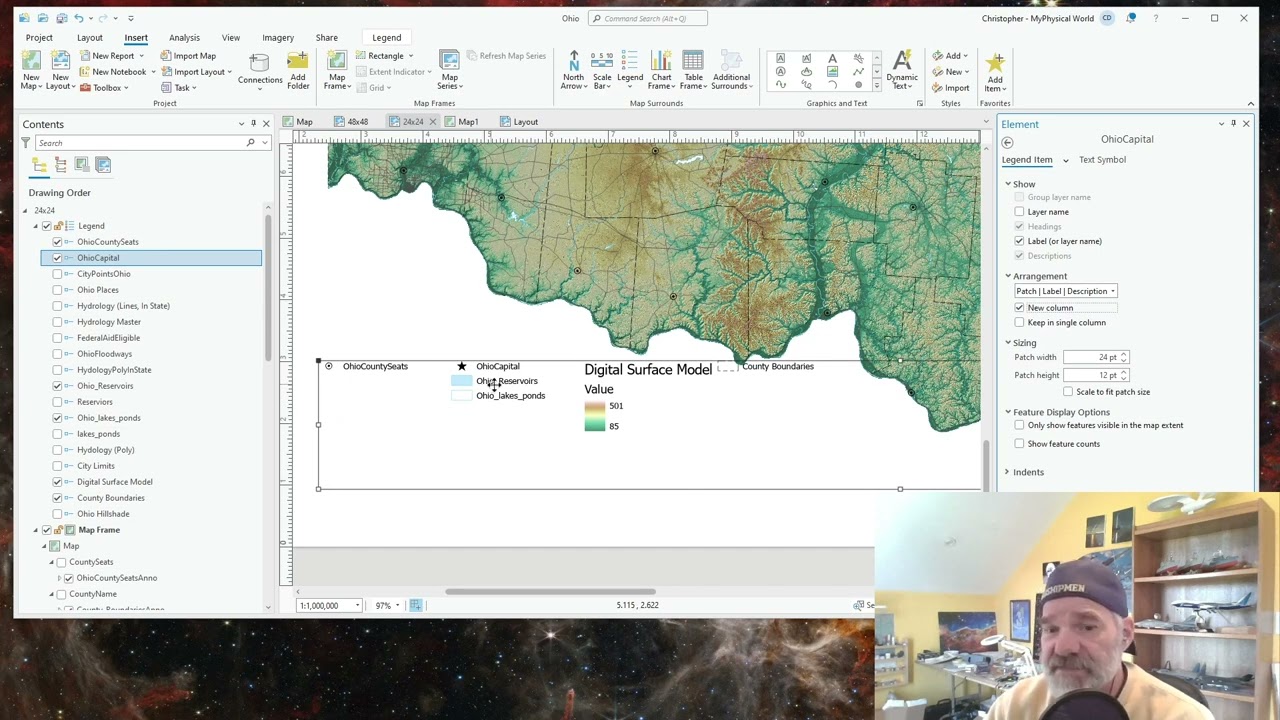 ArcGIS Pro: Creating a Horizontal Legend