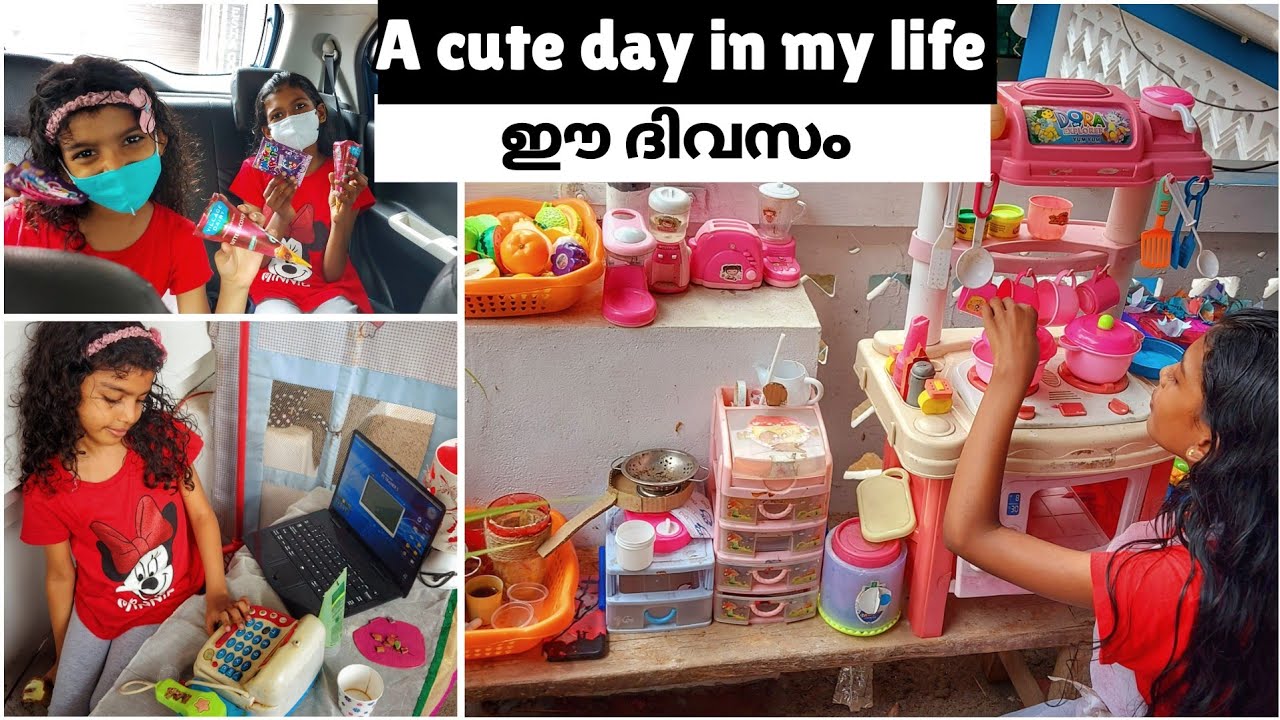 🔥A cute vacation routine,😻kitchen set & toys play,paper craft,vacation activities,veg noodles recipe