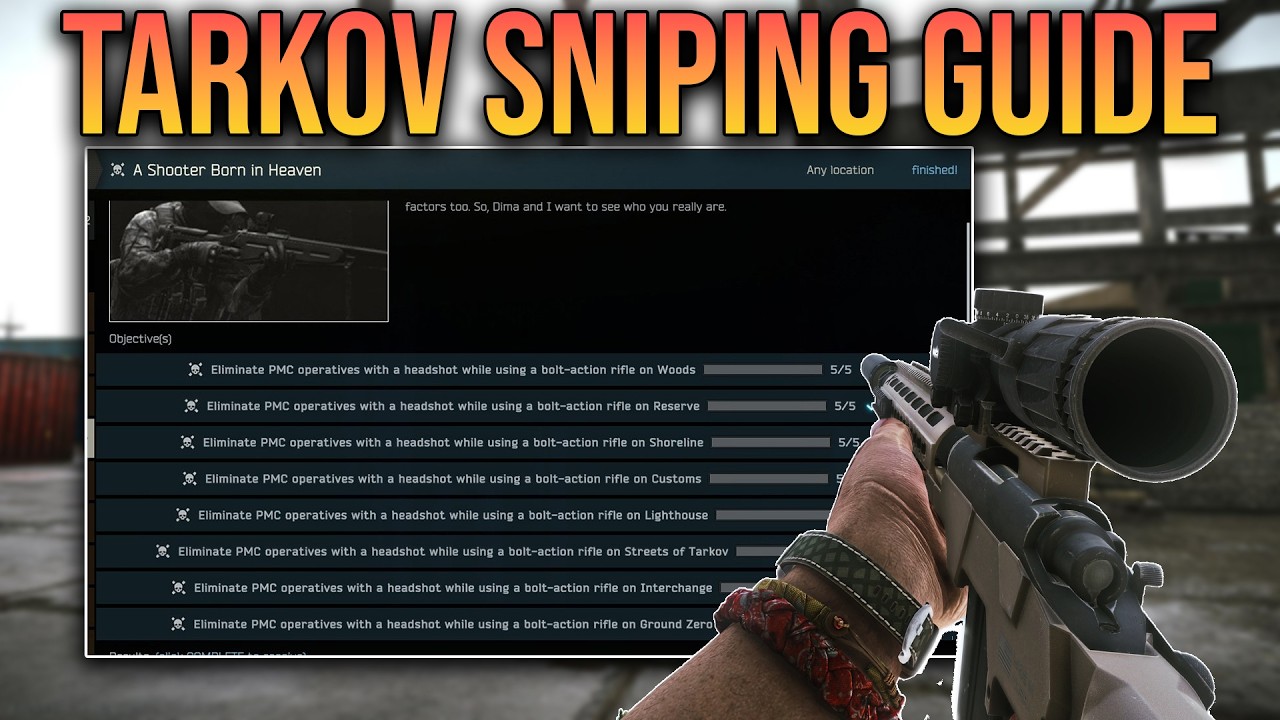 Эти советы помогут вам легко пройти шутер Born In Heaven (Escape From Tarkov).