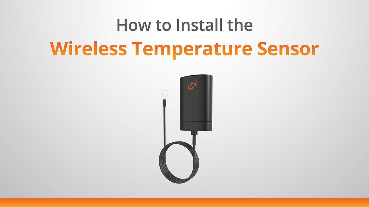Wireless Temperature Sensor Install Guide for Siren 3 Series
