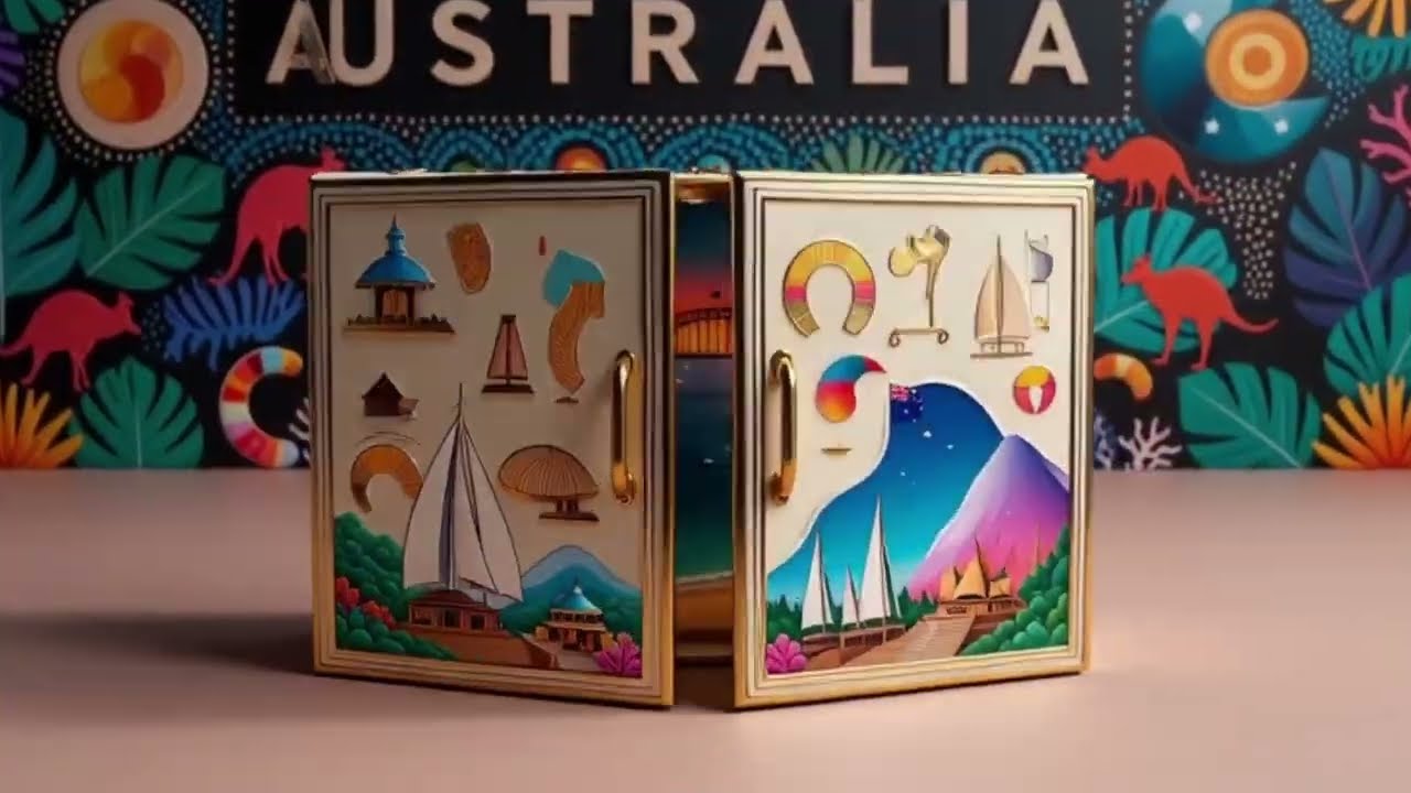 📦 Every Country Hidden in a Box | Satisfying ASMR Mini World | Relaxing Sounds | Find Your Country