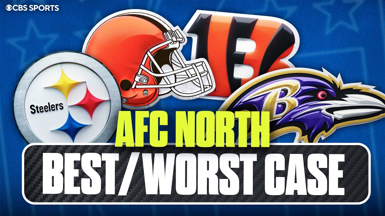 Predicting the best & worst case record scenarios for EVERY AFC North team ✅