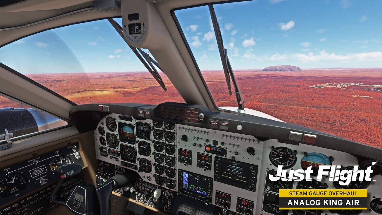Black Square Steam Gauge Overhaul for MSFS | Default to Study Level King Air 350