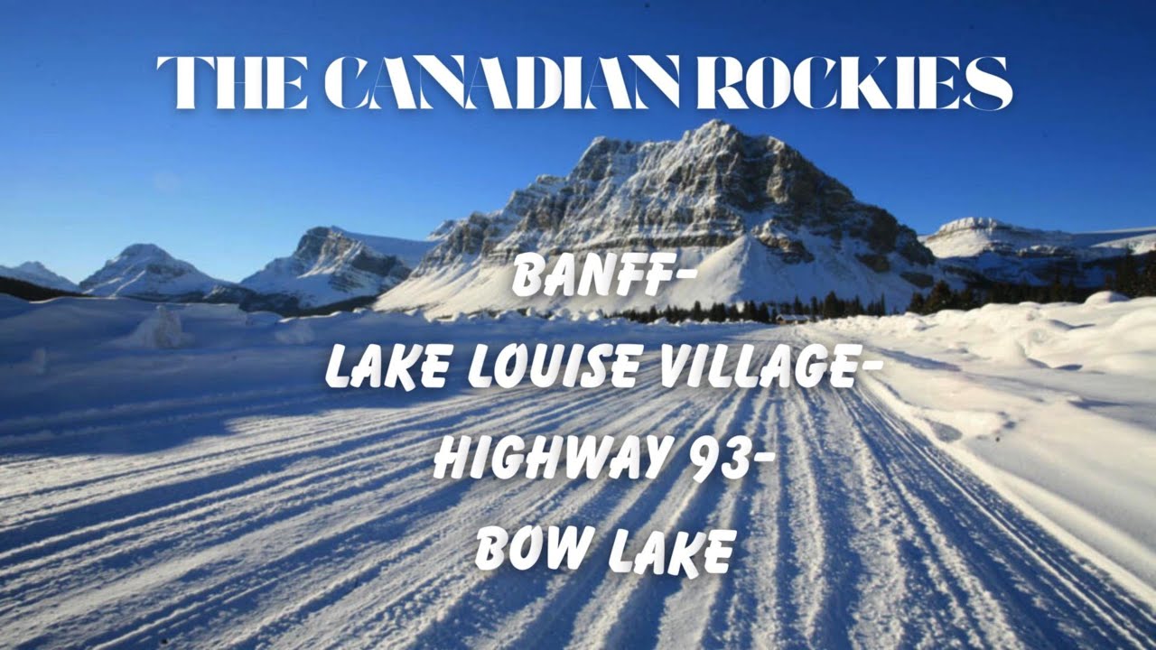 CANADIAN ROCKIES: FROZEN BOW LAKE