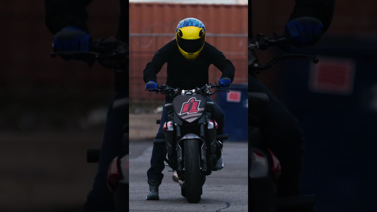 Motorcycle vs Flamethrower! - Airform Brozak