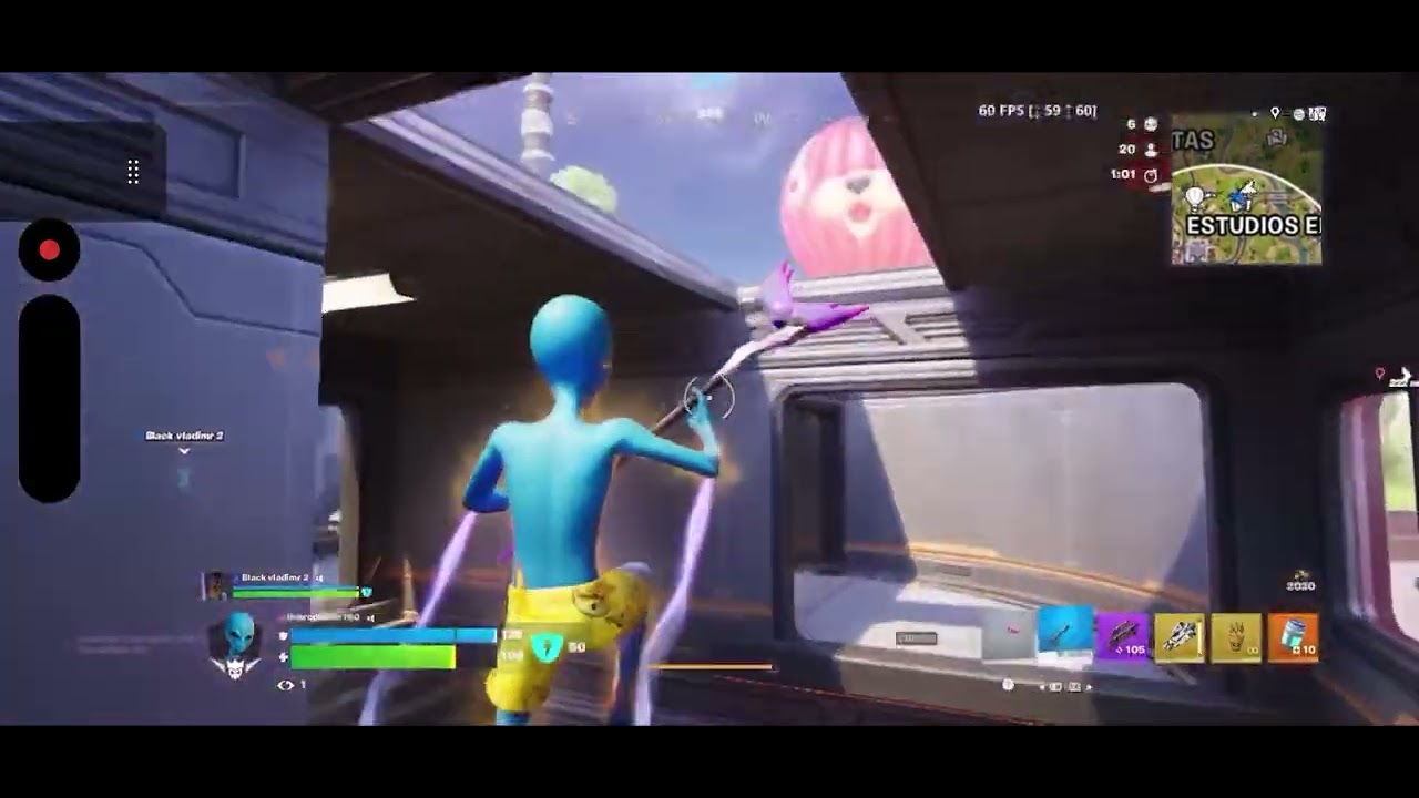 Un alien cargando la partida 👽👑 | Fornite 