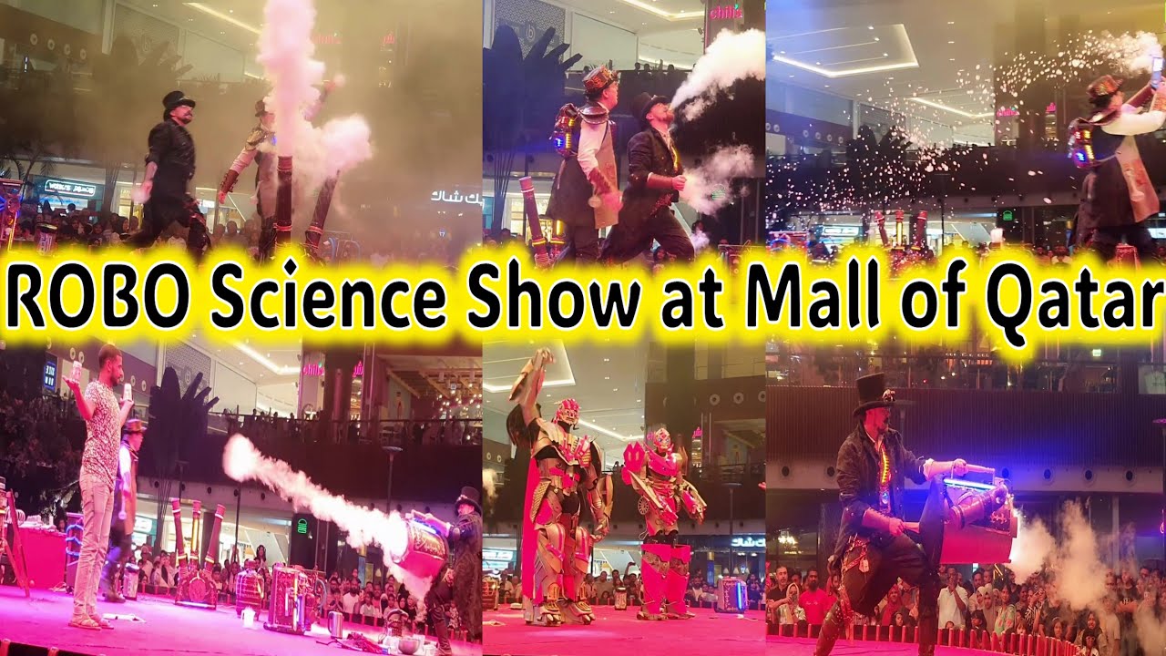 Robo Science Show Live Show | Mall of Qatar | Robotics Show | Transformers #mallofqatar #robotics