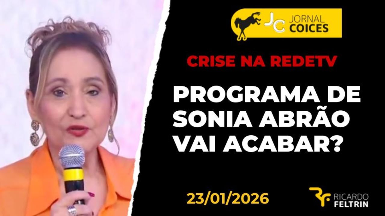 JC - CRISE AMEAÇA PROGRAMA DE SONIA ABRÃO