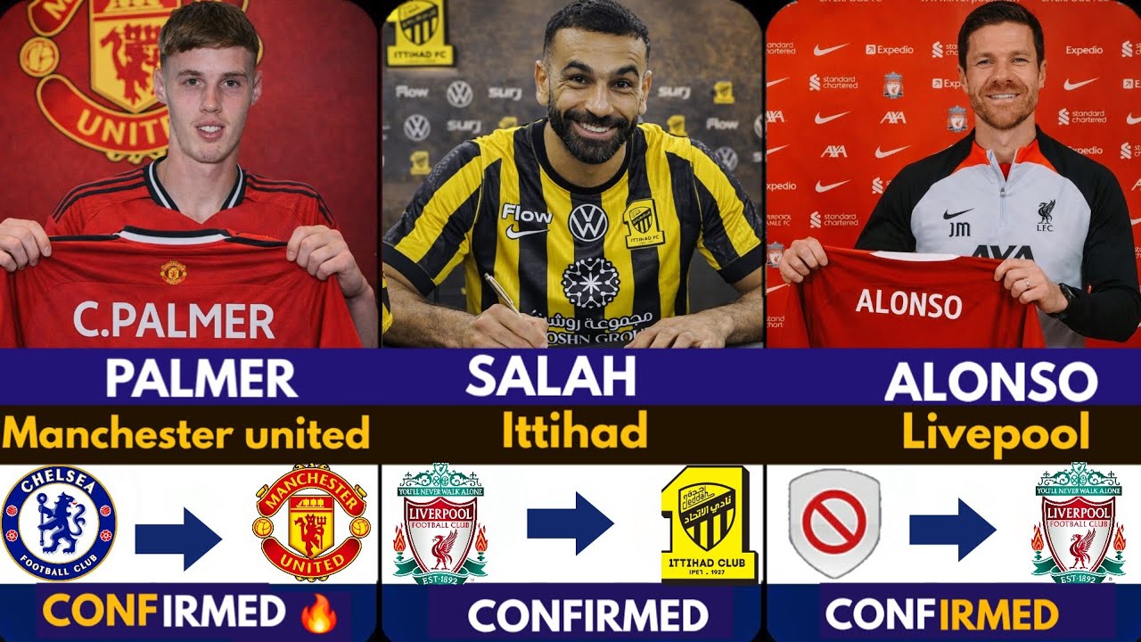 🚨LATEST CONFIRMED TRANSFER NEWS AHEAD OF TRANSFER WINDOW 2026  Palmer to United ✅️, Salah, Alonso 🔥 