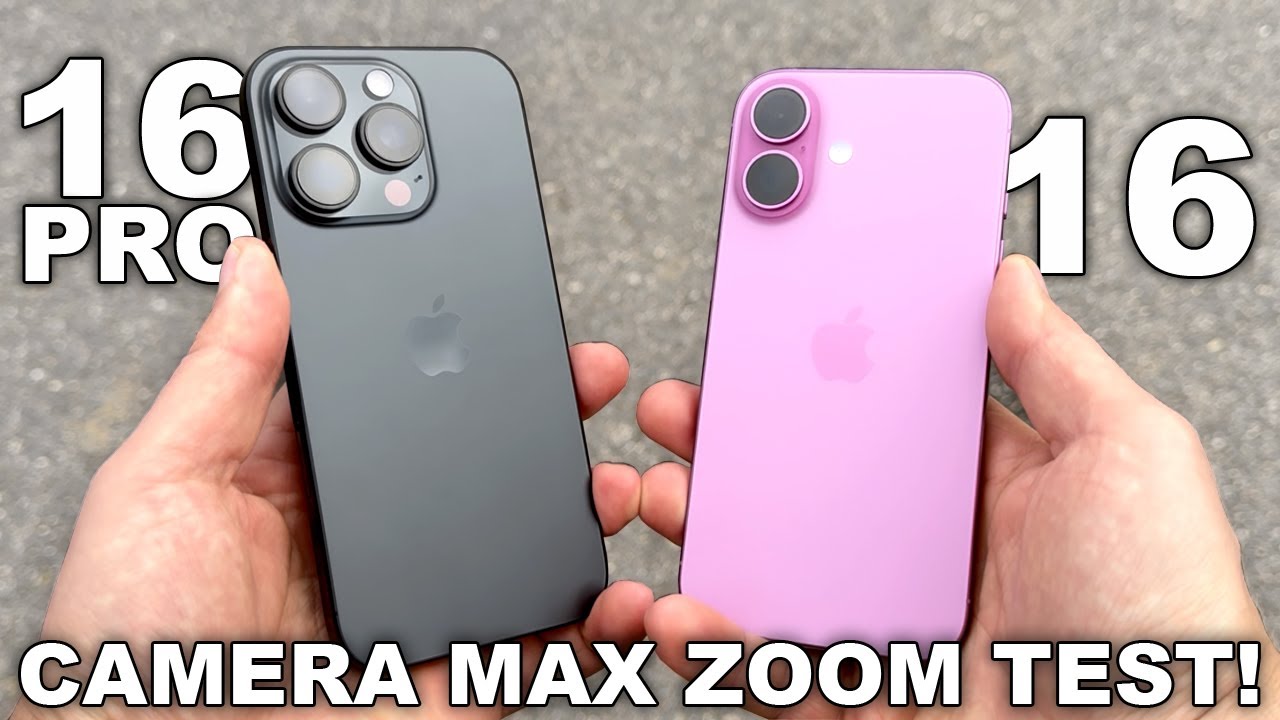 iPhone 16 Pro vs iPhone 16 Camera Test! Zoom Comparison!