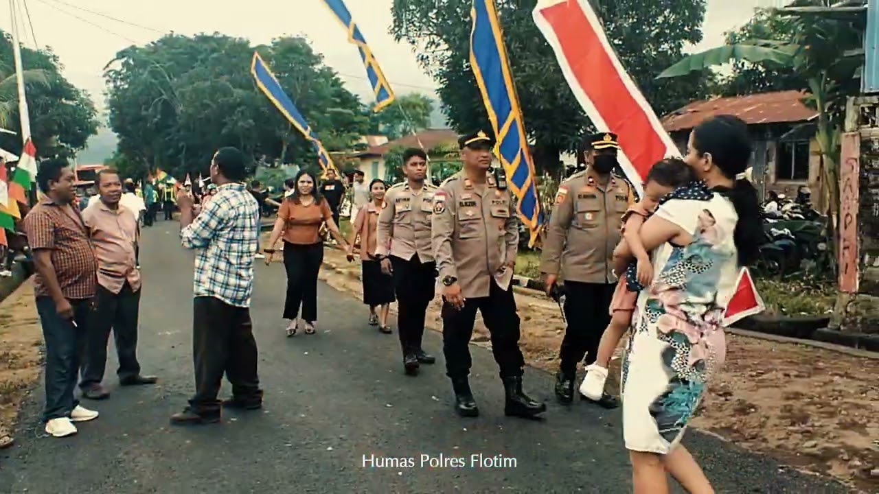 Pastikan Ibadah Kondusif, Pers Polres Flotim Kawal Ketat Misa Vesper Agung di Gereja Paroki Weri