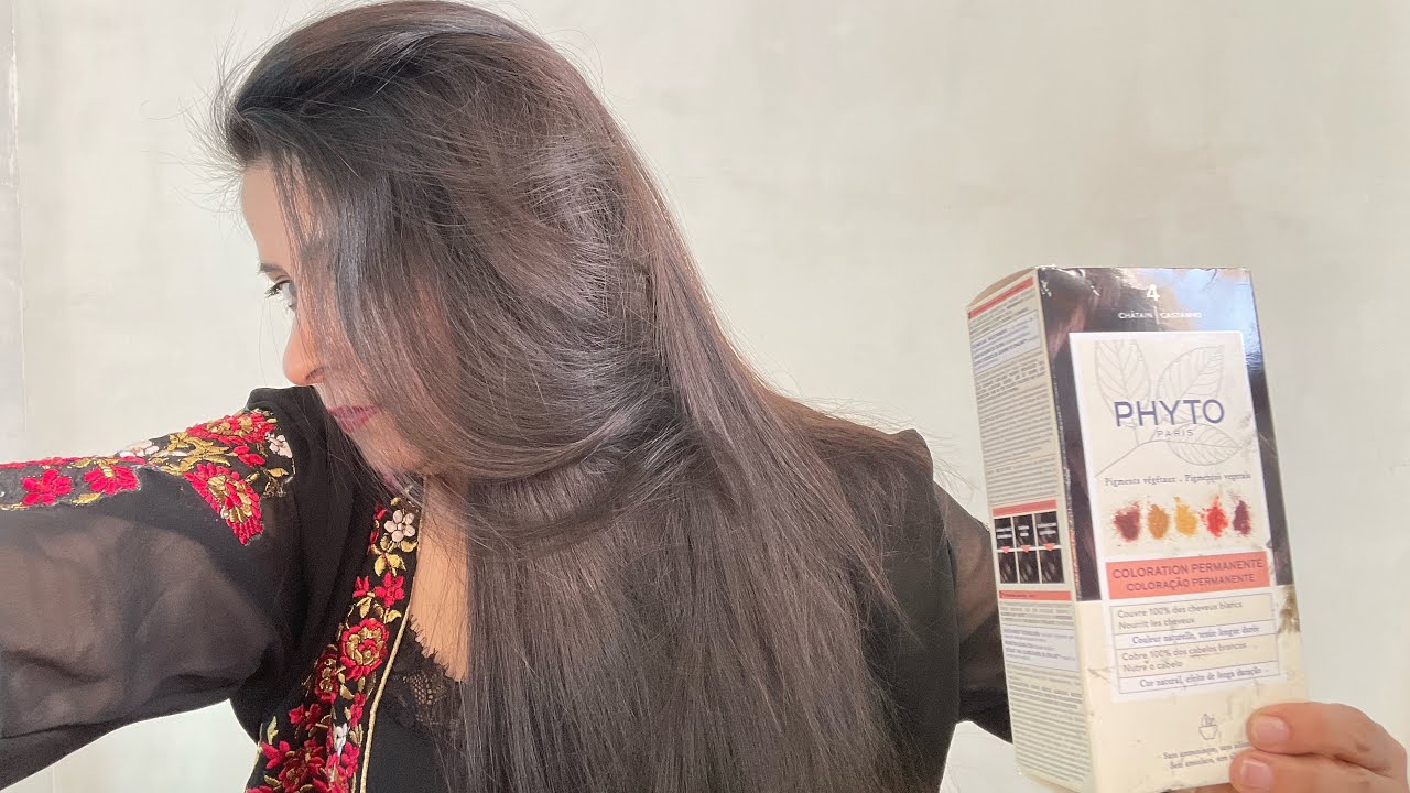 COLORATION PERMANENTE AUX PIGMENTS VÉGÉTAUX PHYTO SUR CHEVEUX LONGS 😻