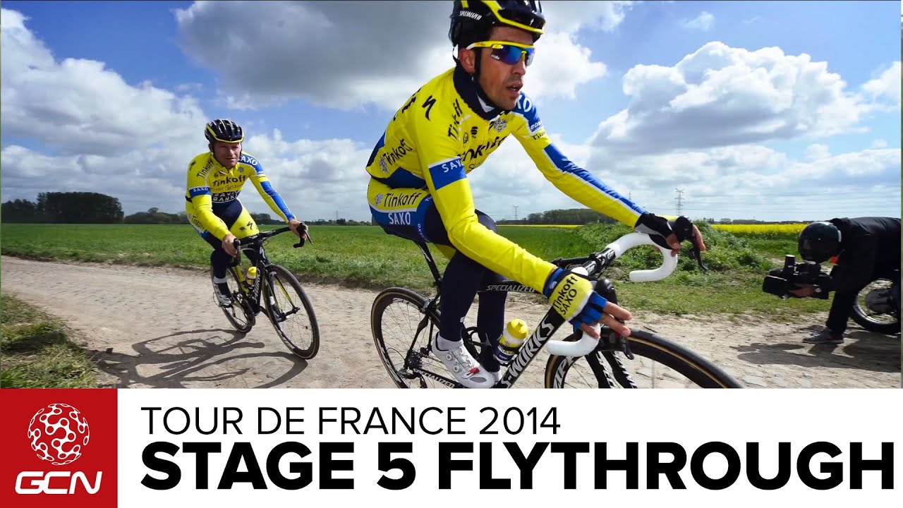 Tour de France 2014 Stage 5 Route