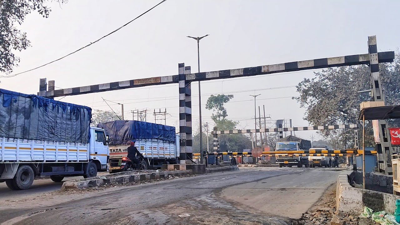 Another 🔥Railgate Train crossing | Part-48 | High speed & low Speed Trains
