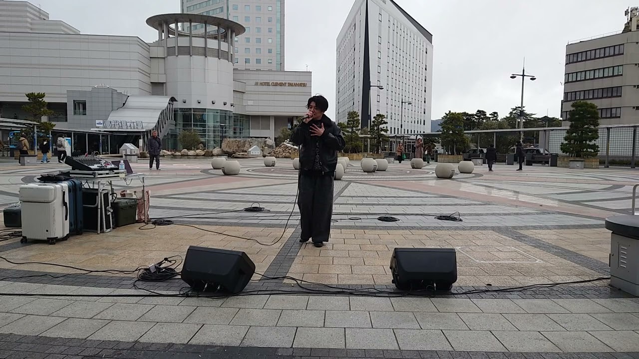 高松駅公認ストリートLIVE　山田翼くん　greedy 2月8日