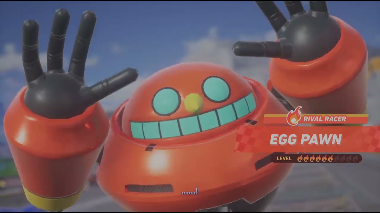 Pumpkin Grand Prix:Egg Pawn|Sonic Racing: CrossWorlds