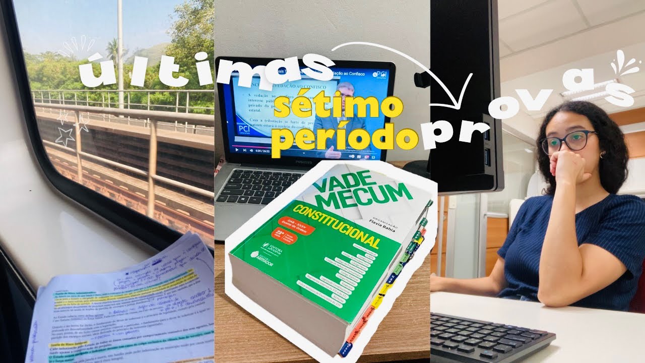 Rotina de uma estudante de direito nos últimos dias do semestre