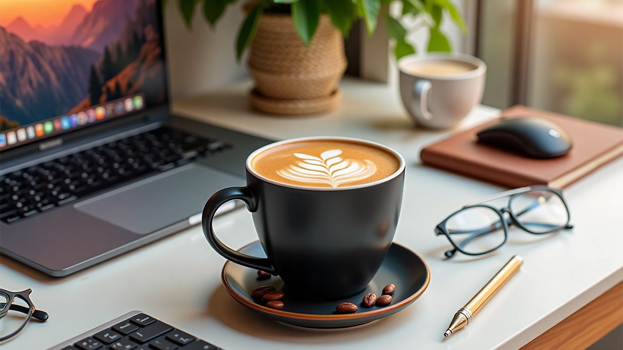[Soft Bossa Nova Jazz] ☕ Relaxing Morning Coffee Music for Work, Study & Cozy Office Ambience