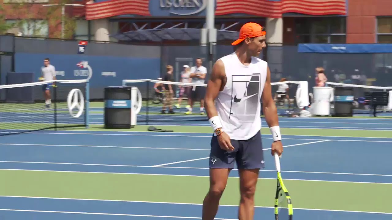 LIVE US Open Tennis 2017: Rafael Nadal Practice