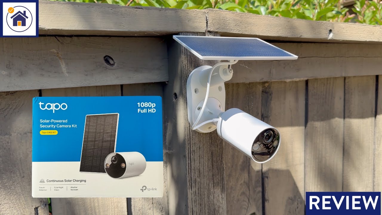 ОБЗОР Комплект TP-Link Tapo SolarCam C402 с солнечной панелью, функцией обнаружения людей и транс...
