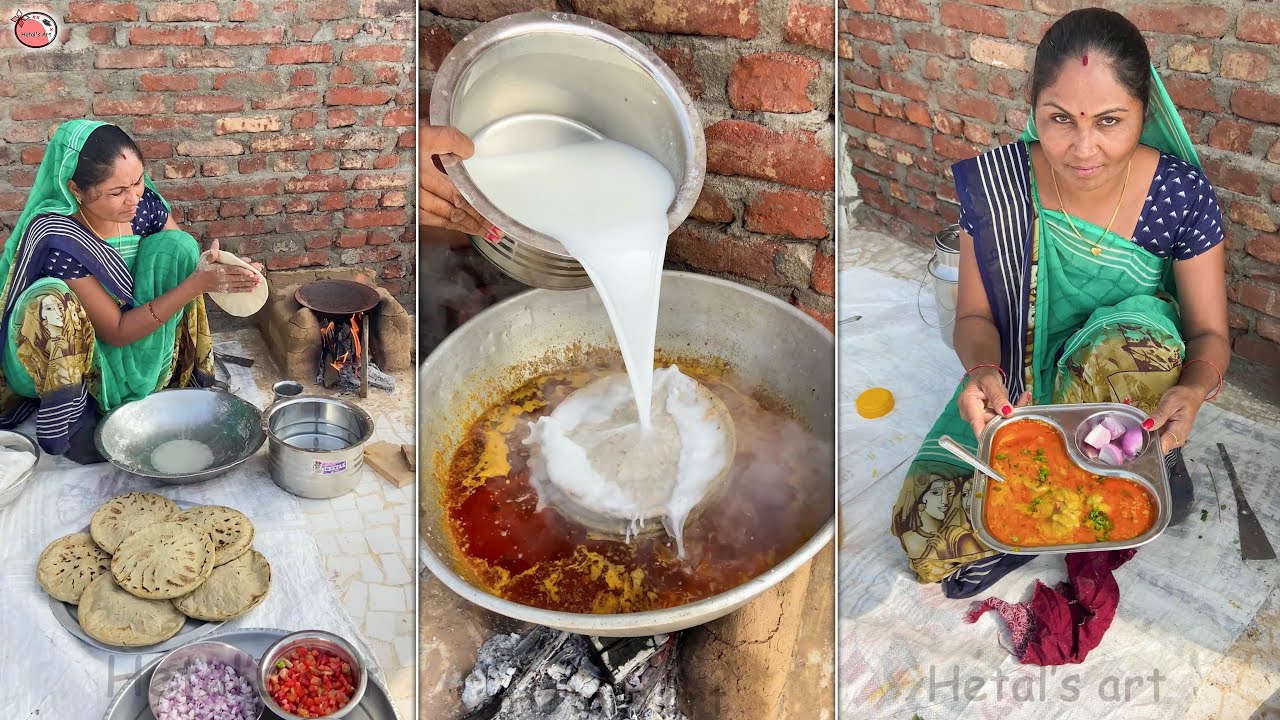 Bajrano rotlanu sak - Kathiyavadi recipe #kathiyawadi #recipe
