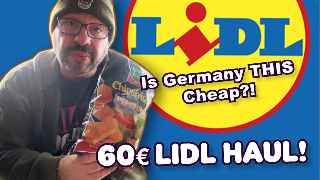 How I Spent 60€ at Lidl in Germany as an American Expat (Grocery Haul)