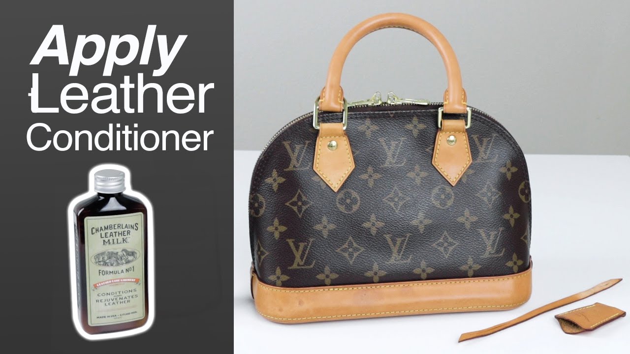Apply Leather Conditioner to Vachetta Leather on Alma BB