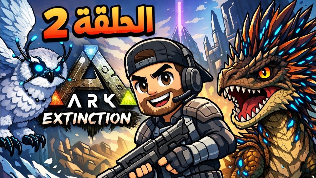 أقوى انطلاقة في Extinction 💀 | صقر الثلج + الفيلوناصور 🔥  | الحلقة 2