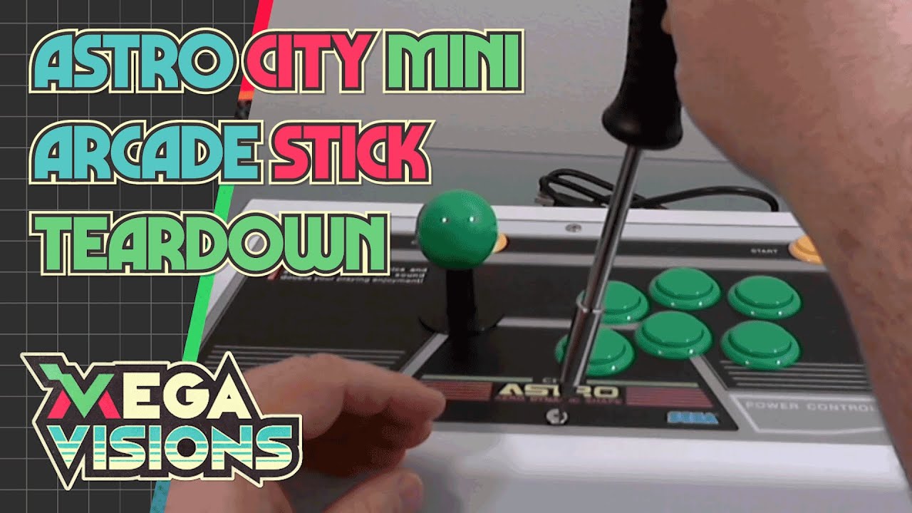 SEGA Astro City Mini - Arcade stick unboxing & teardown