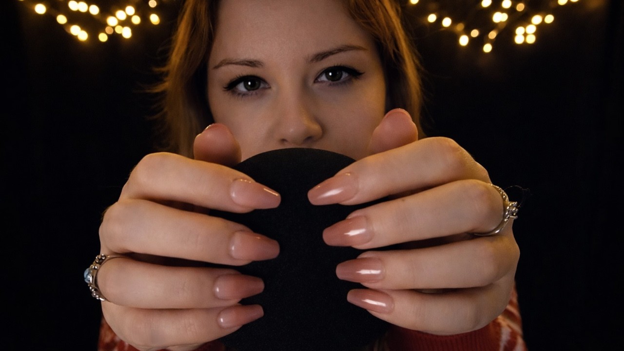 ASMR Mic Scratching Bare, Foam & Fluffy Covers | Repeated “Scratch” Whispers (No Talking)