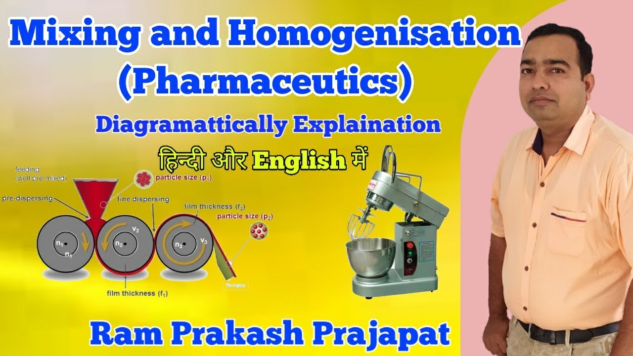 Mixing and Homogenization | Pharmaceutics | Equipment with mechanism | GPAT | Pharmacist Exam | DCO