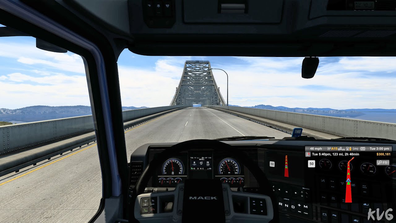 American Truck Simulator - Oakland to Sacramento - California Gameplay (PC UHD) [4K60FPS]